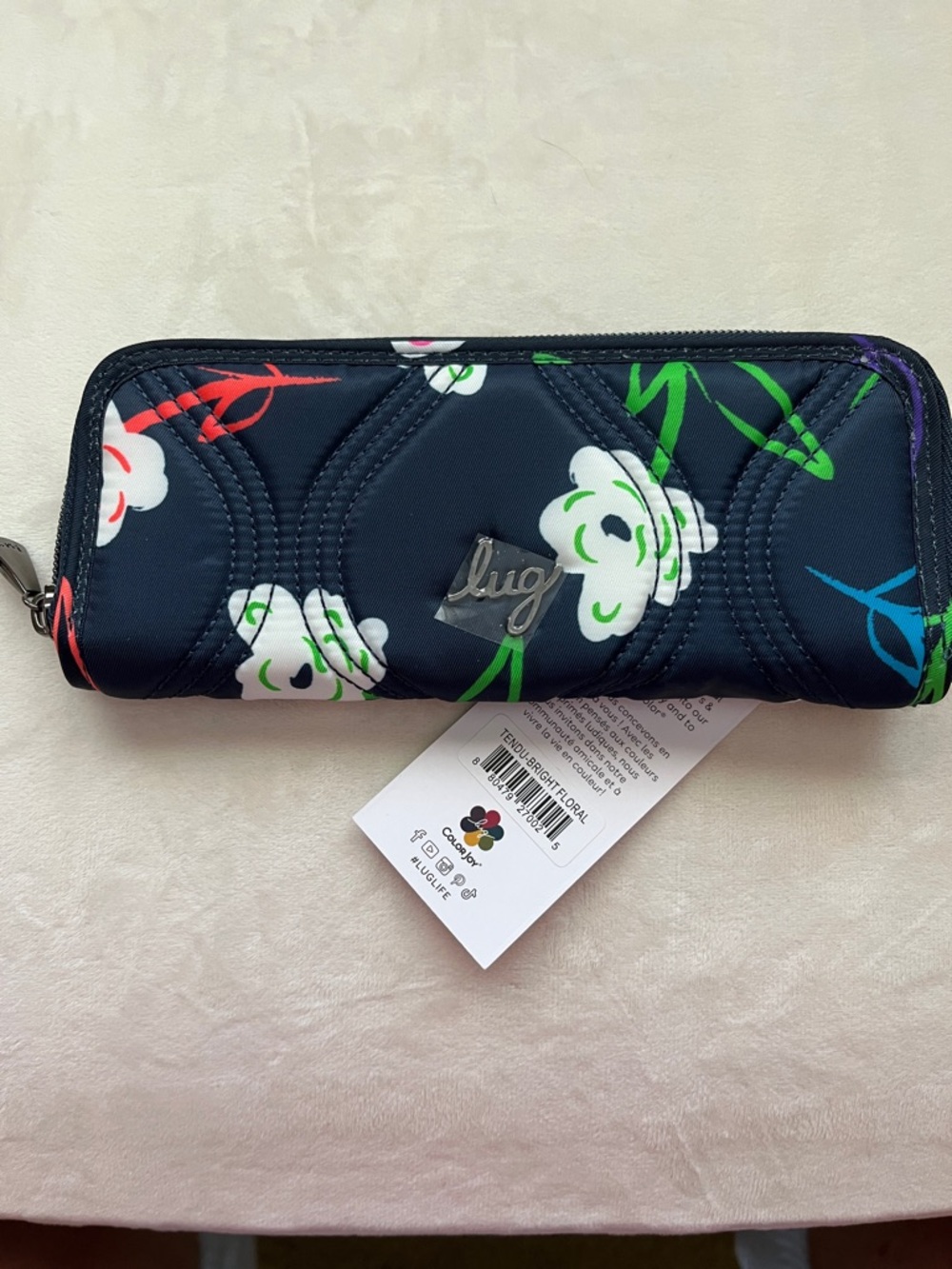 LUG - Tendu RFID Wallet in Bright Floral